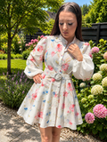 Floral Linen Dress