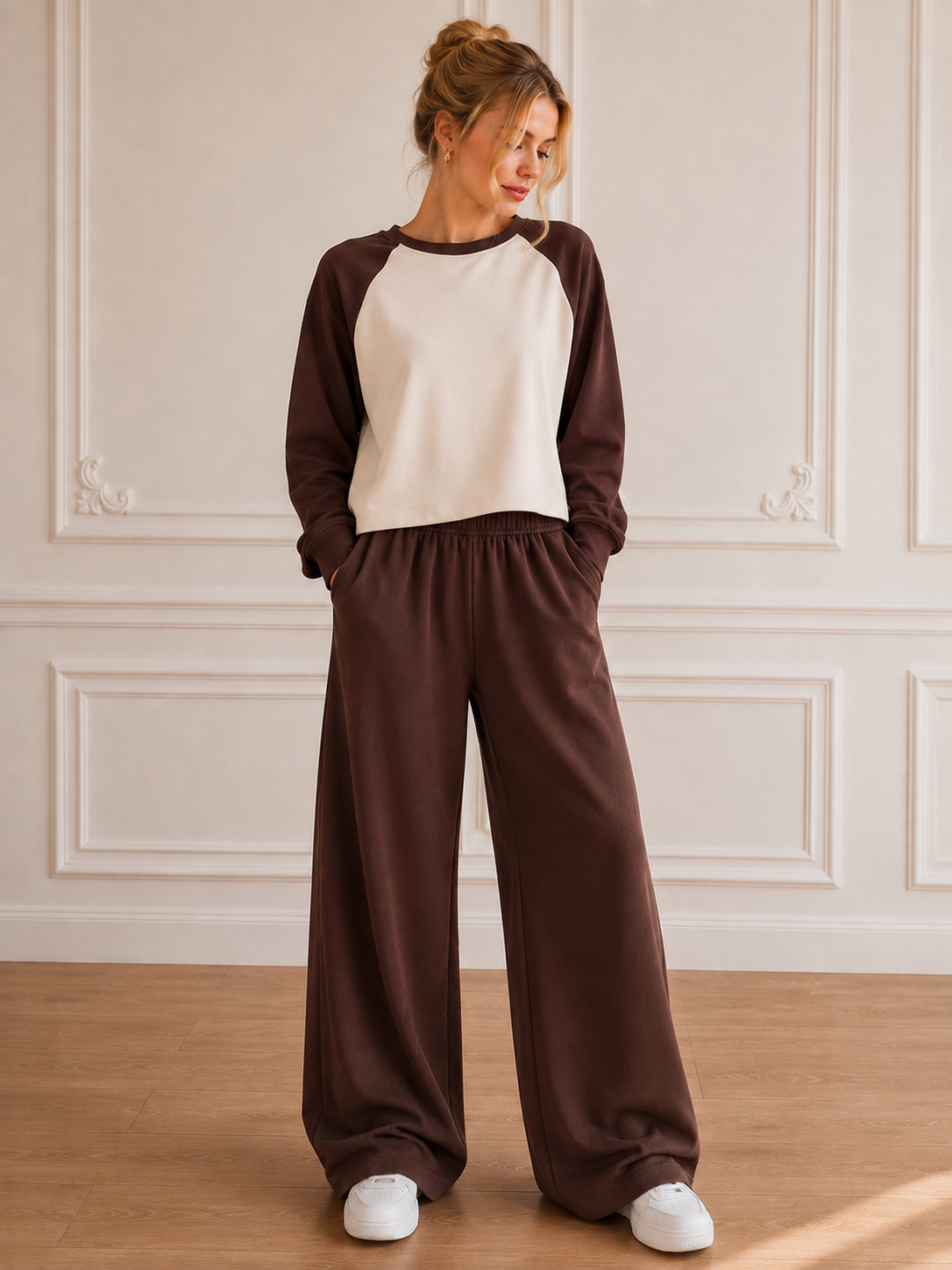 MIHO'S Lounge Set – Milk & Chocolate