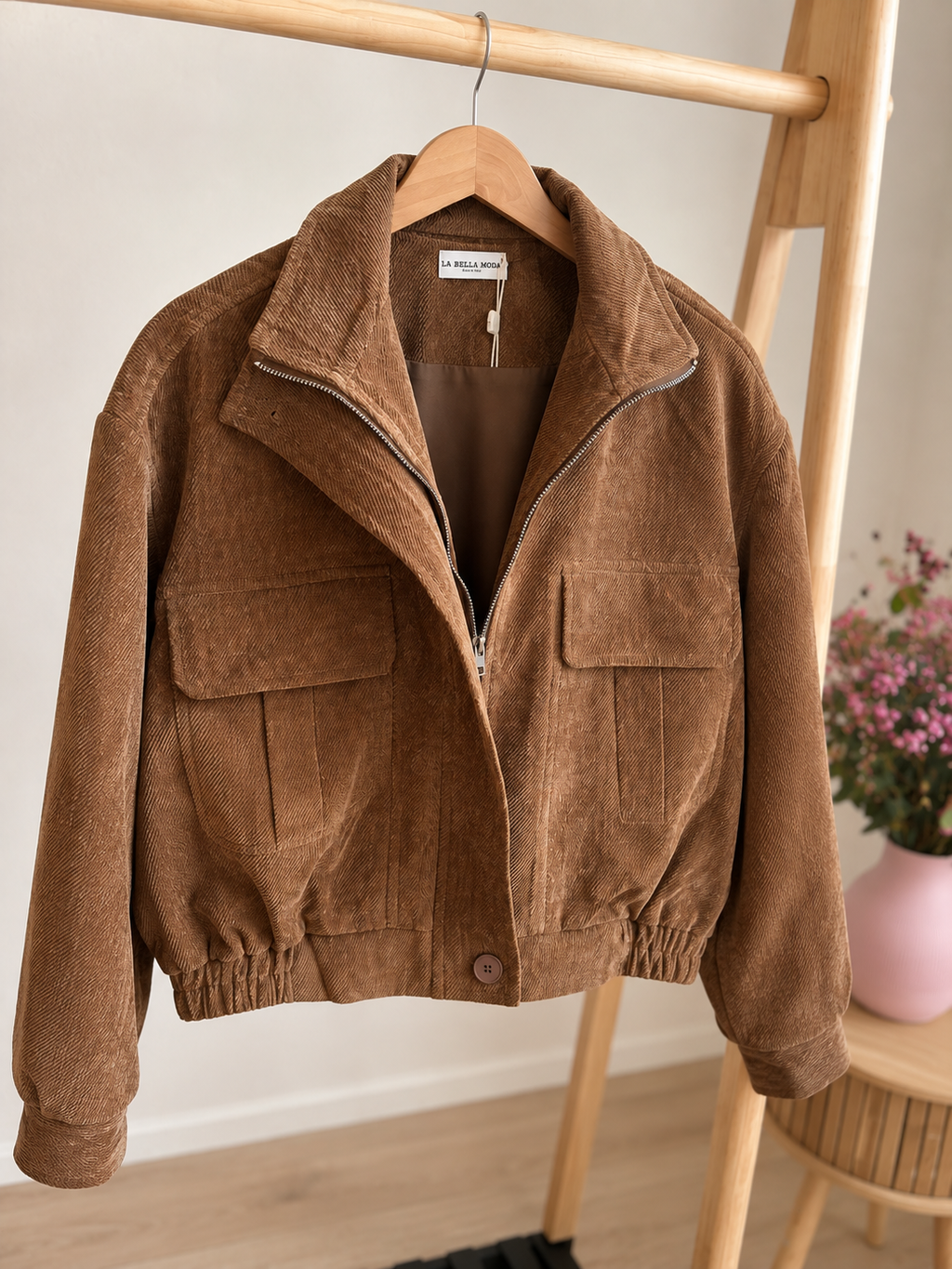 Italian Corduroy Jacket – Camel