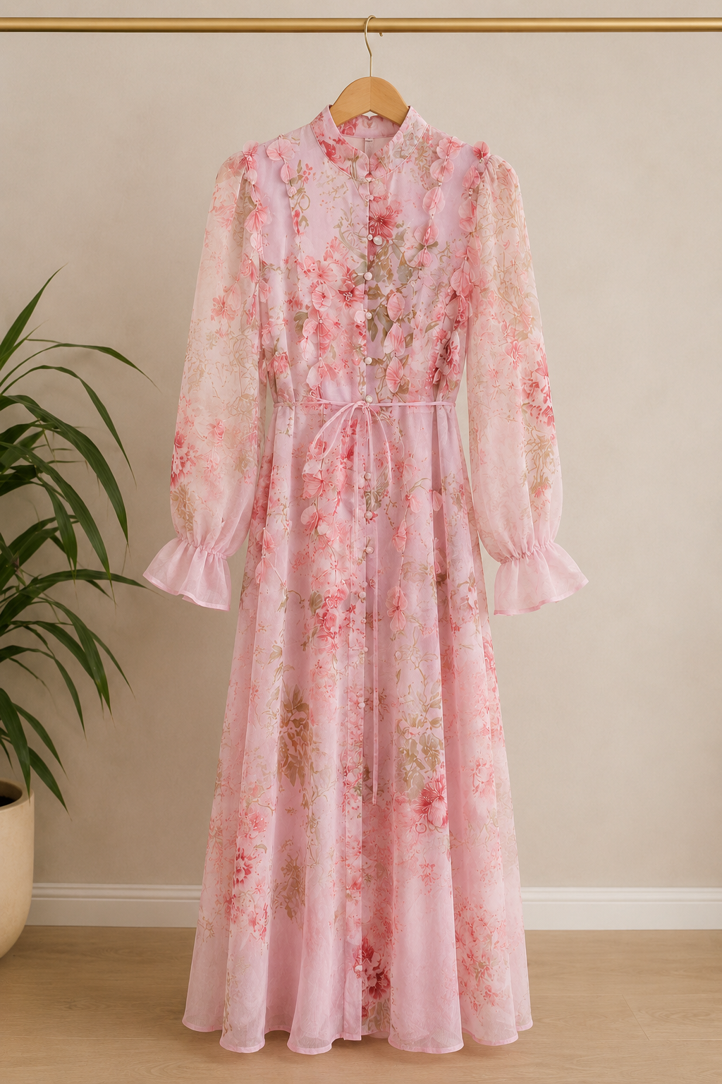 Romantic Floral Maxi Dress