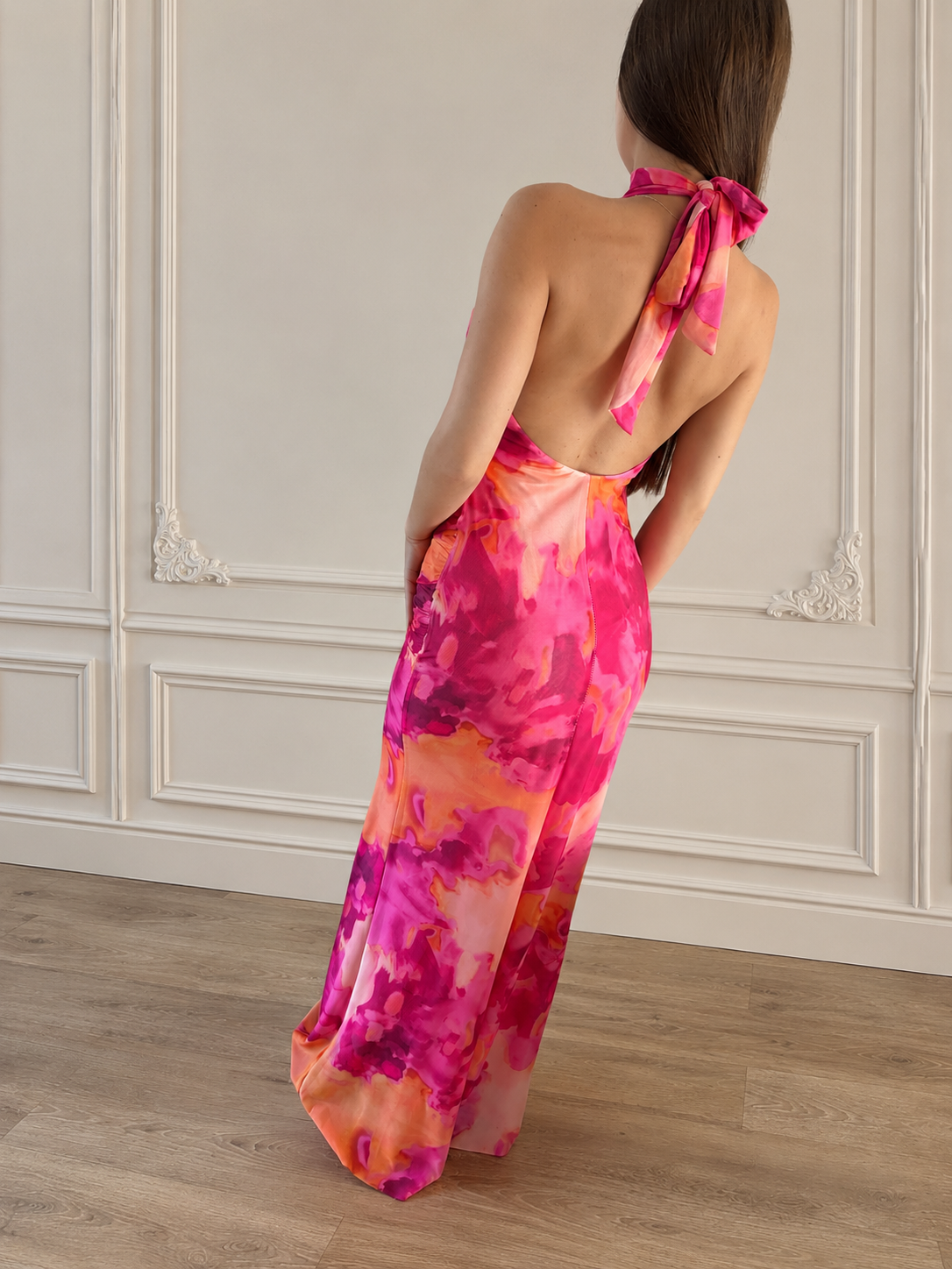 Open Back Maxi Dress