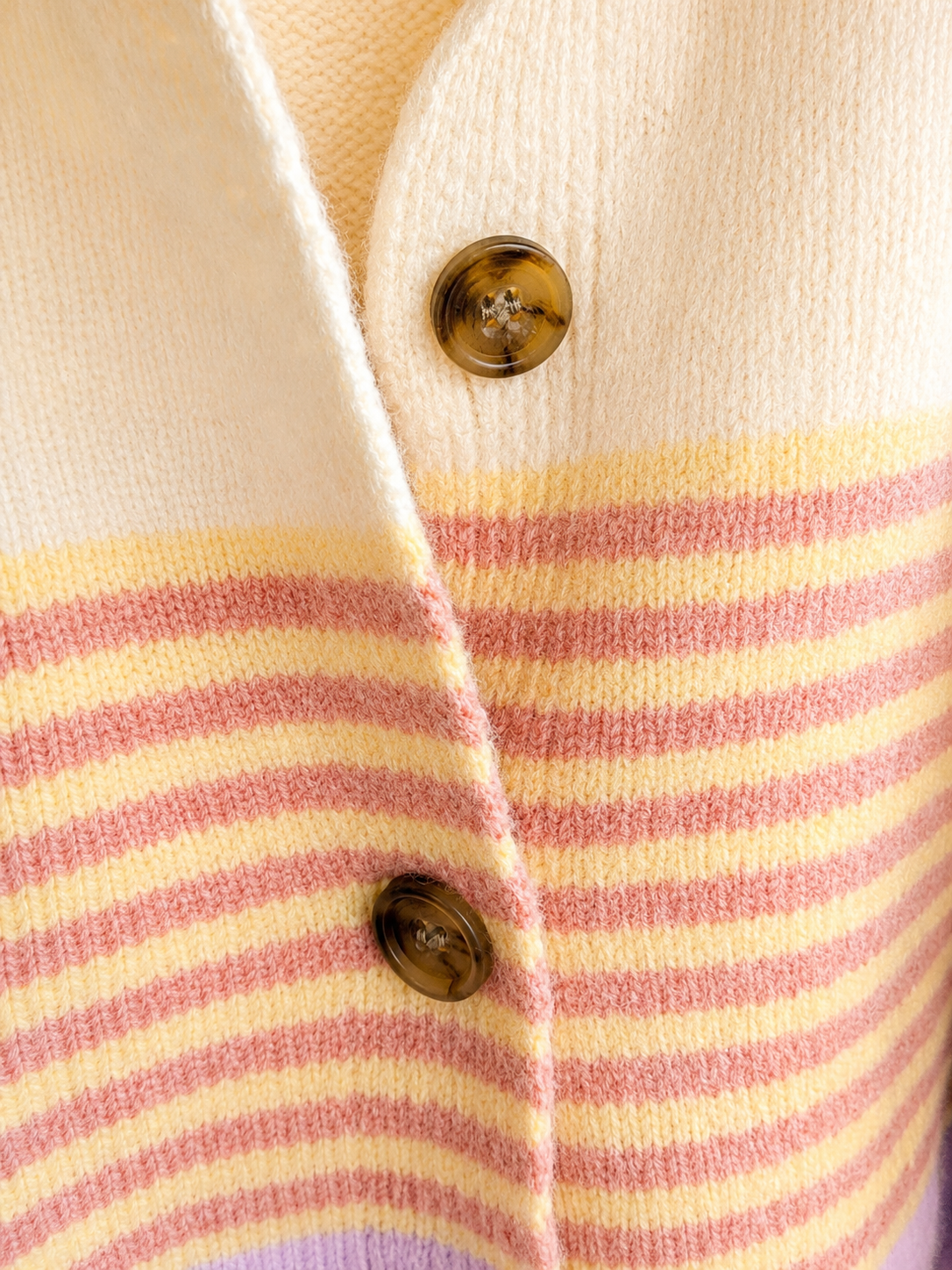 Arines Striped Cardigan