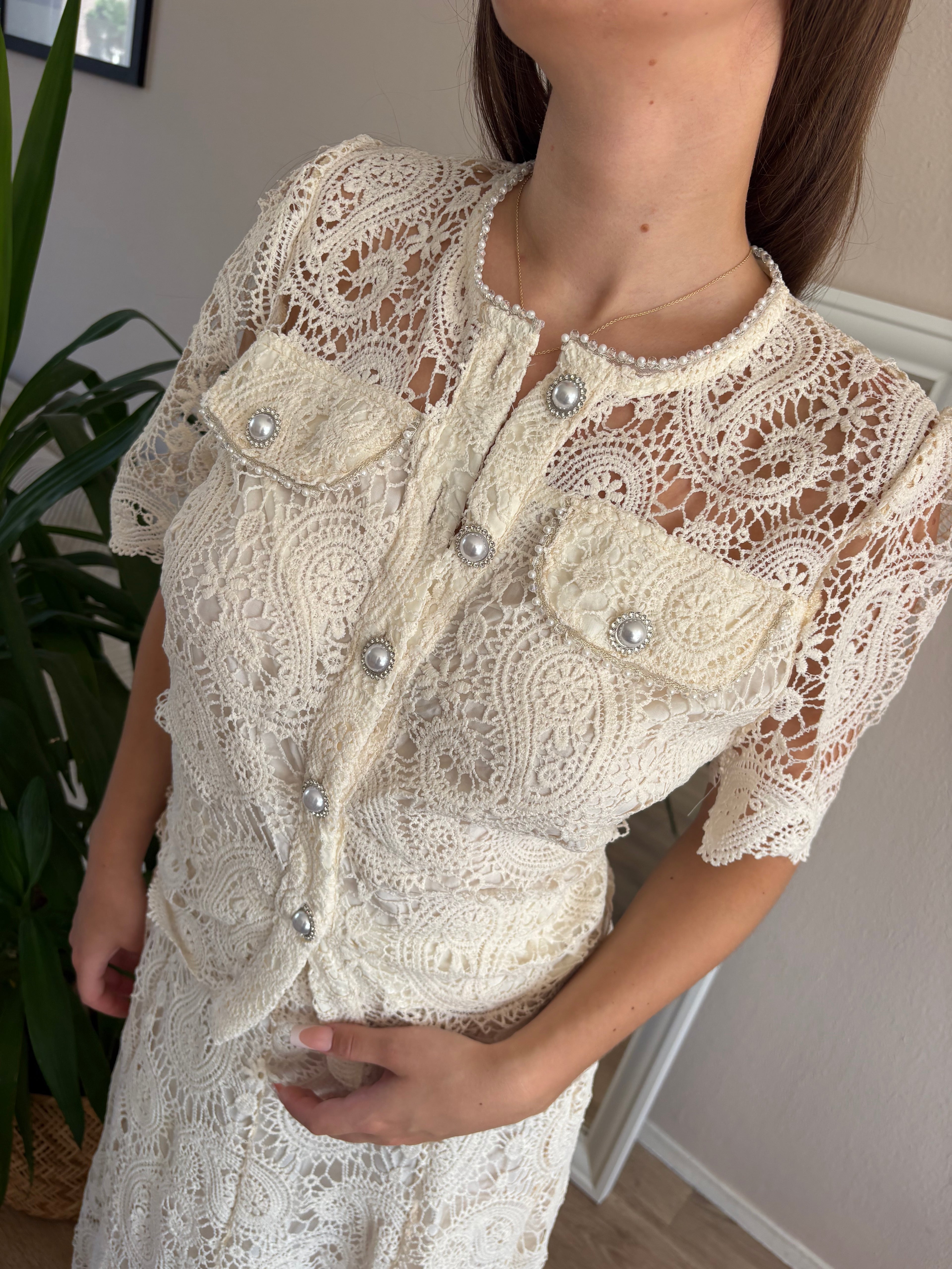 Pearl Lace Set