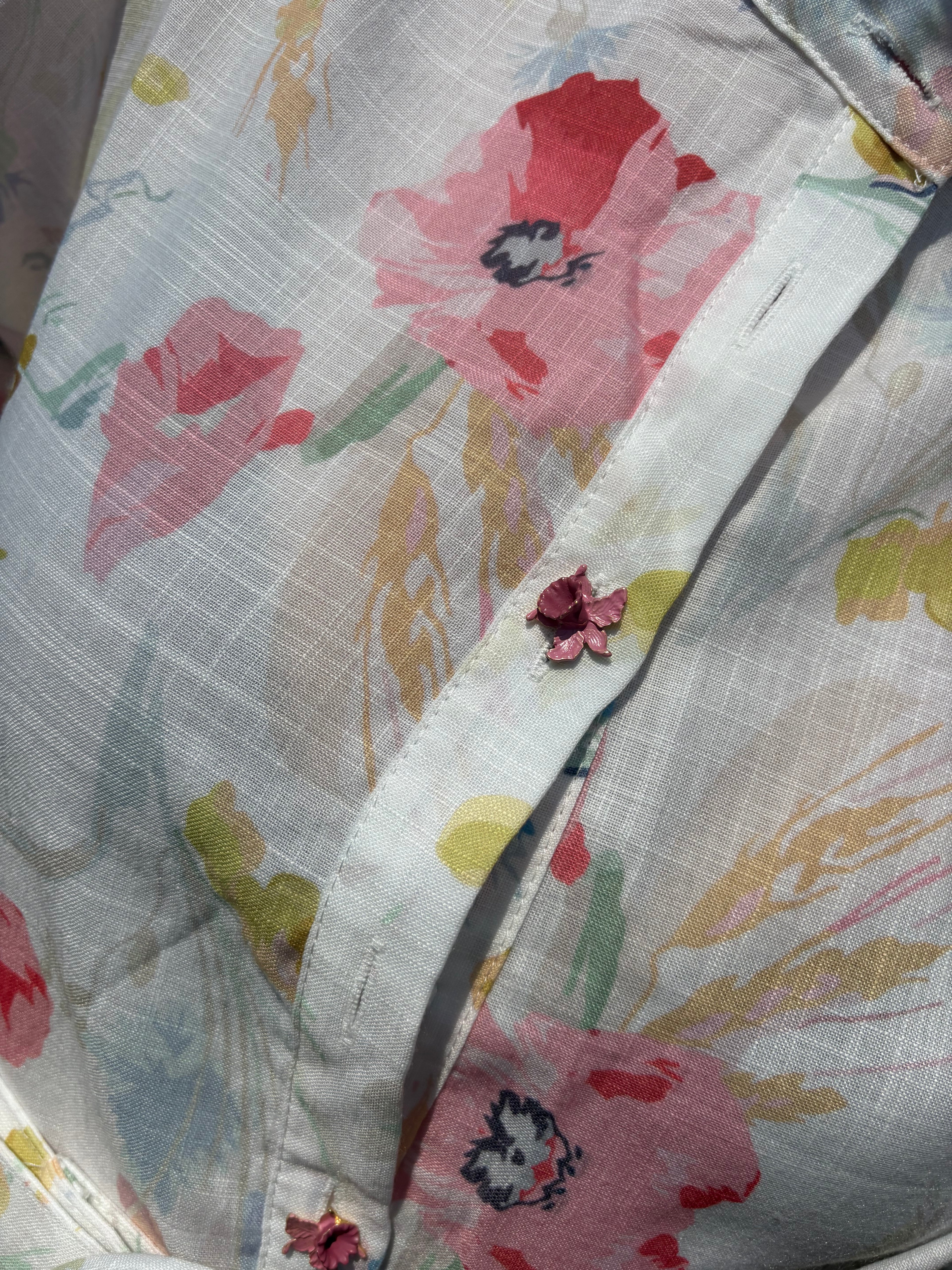 Floral Linen Dress