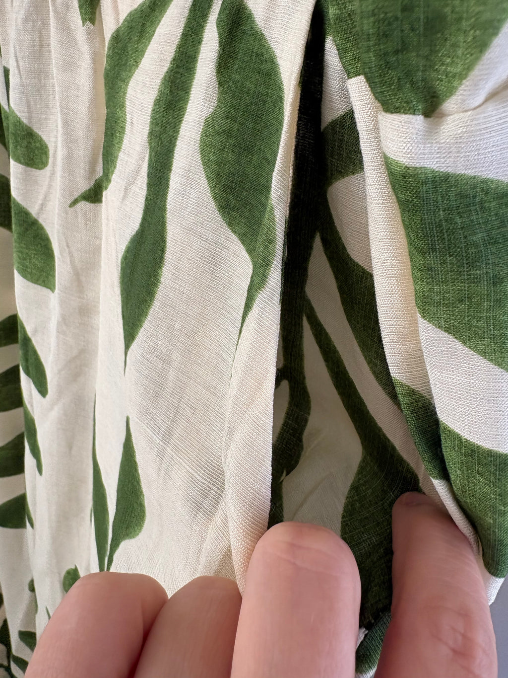 Leaf Print Co-ord Set – 82% Viscose