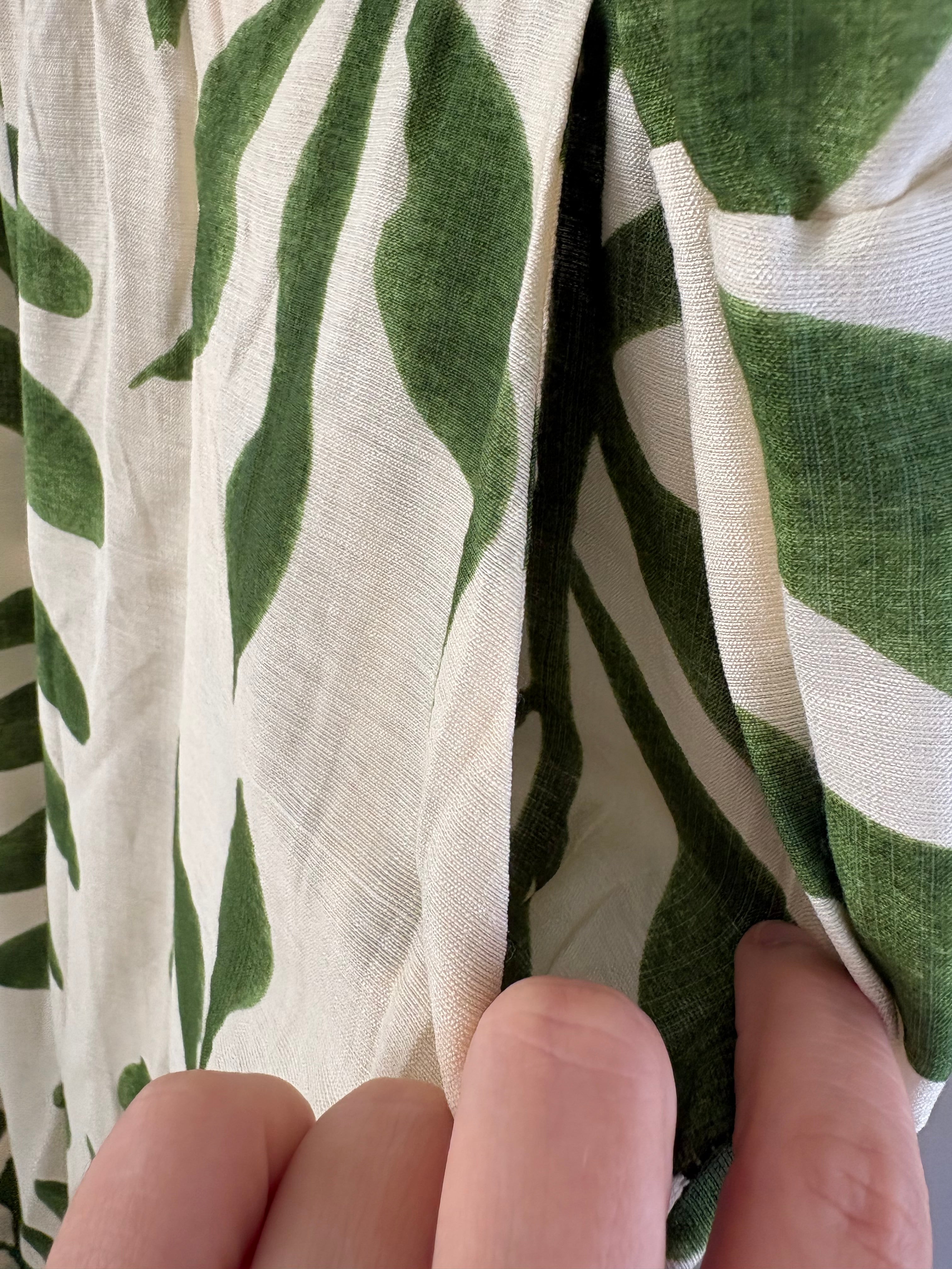 Leaf Print Co-ord Set – 82% Viscose