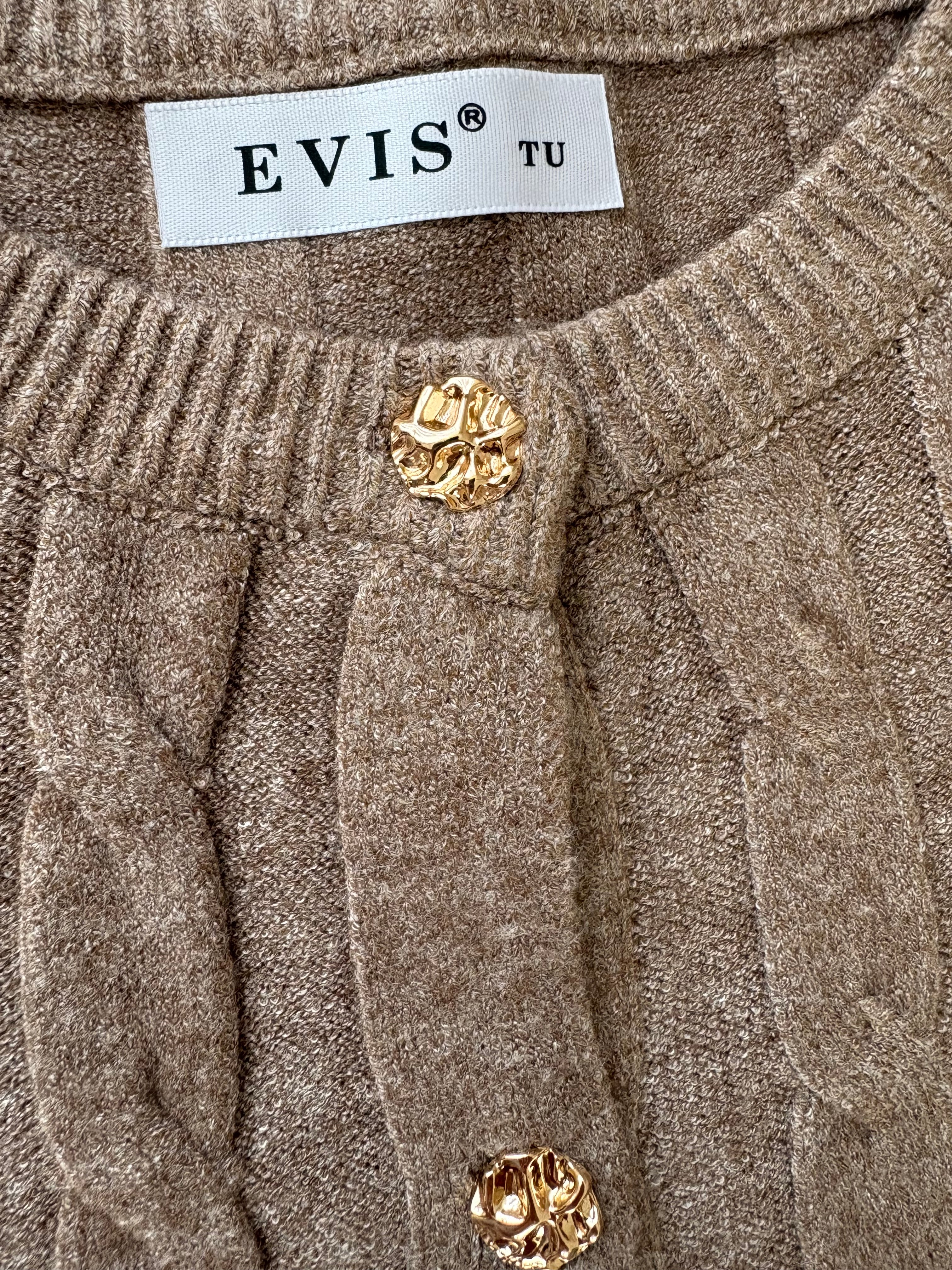 Cable Knit Cardigan – Mocha