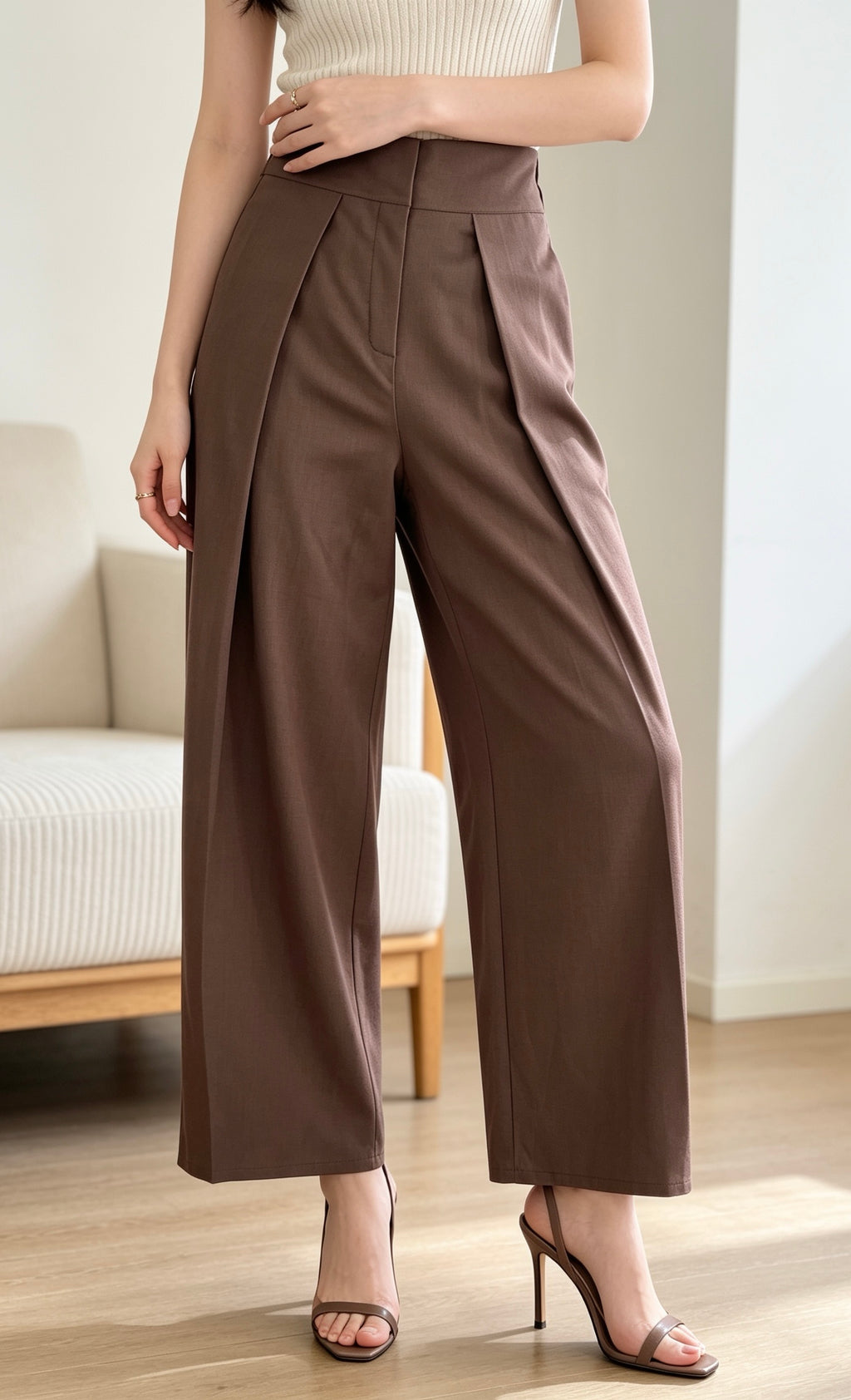 Italian Wide Leg Trousers