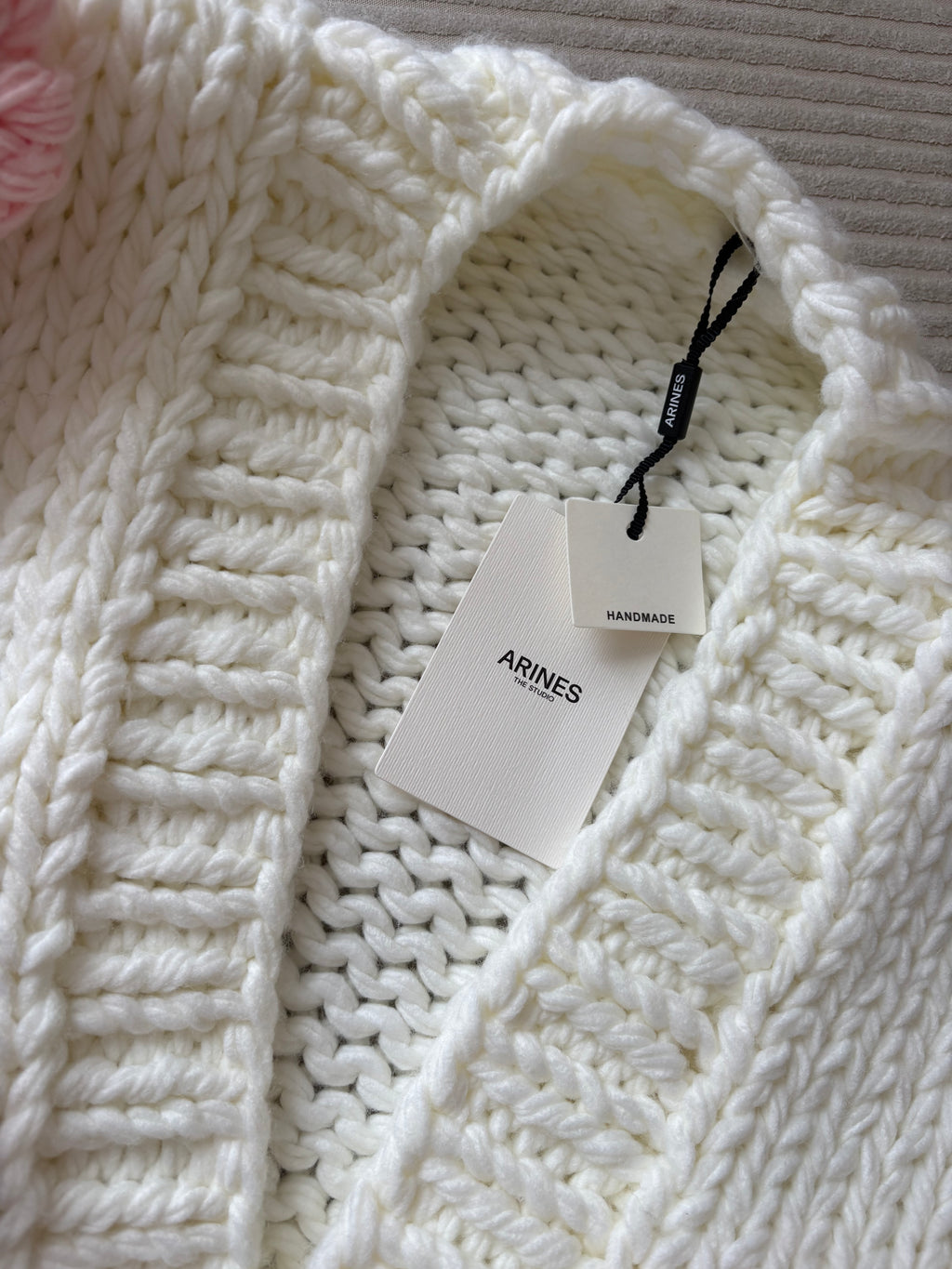 Handmade 3D Flower Cardigan
